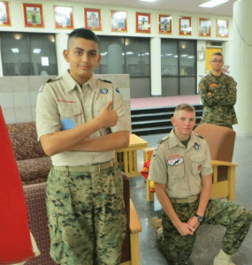Marine Military Academy Boy Scouts