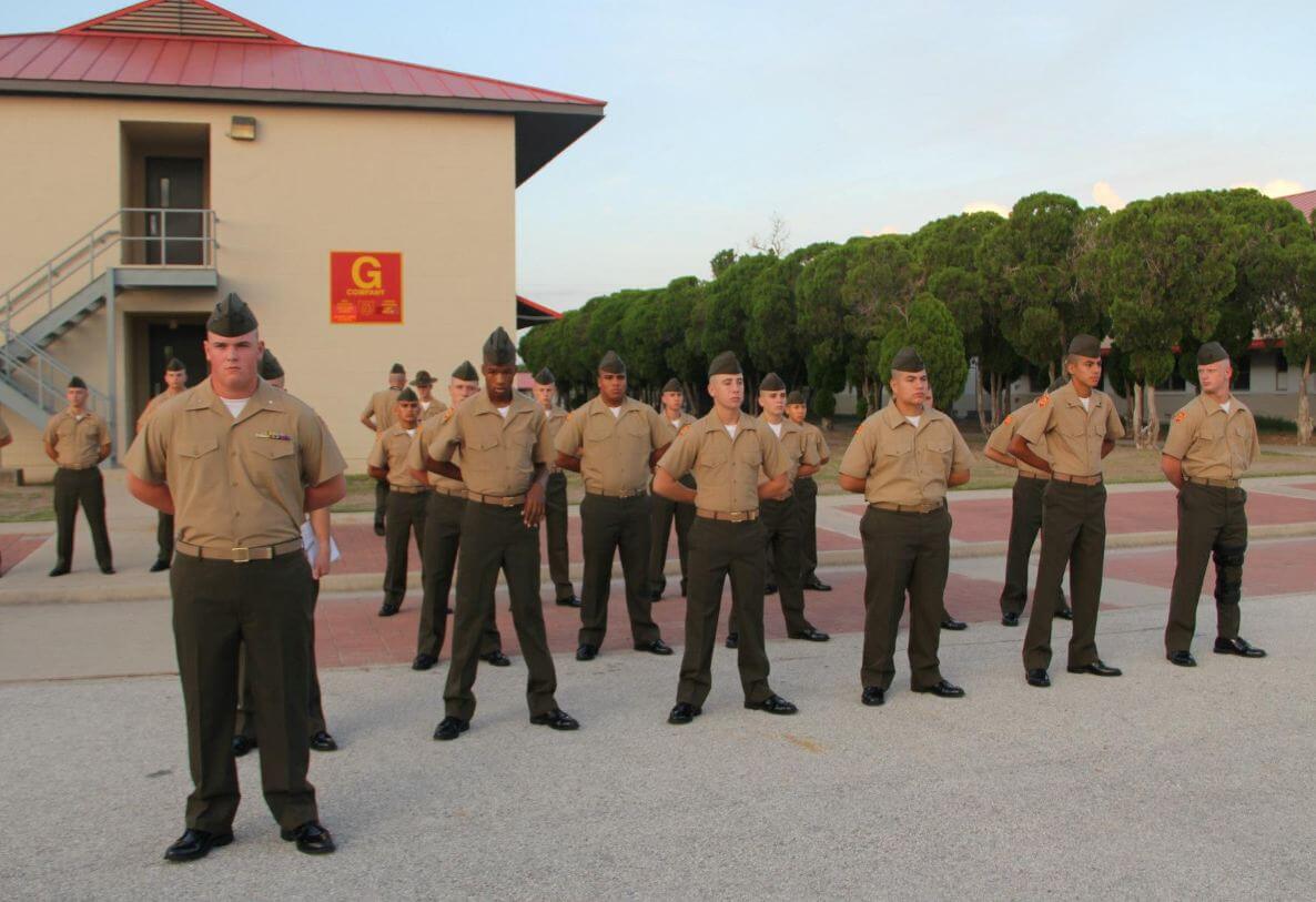 cadets in formation
