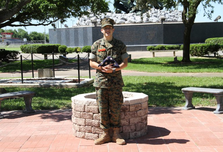 Flag Retirement Cadet Walter