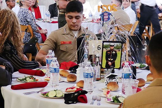 Two military school cadets