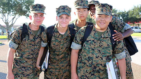 military school cadets