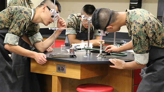 STEM at MMA includes chemistry, physics, and many other courses