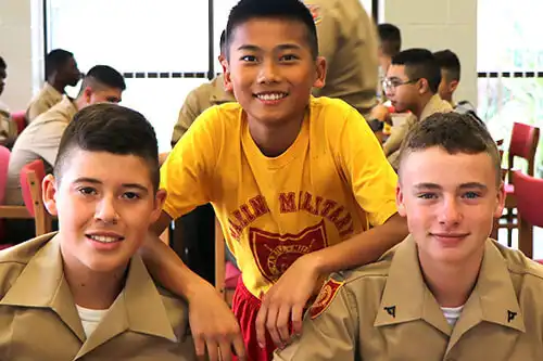 Texas Military Academy cadets