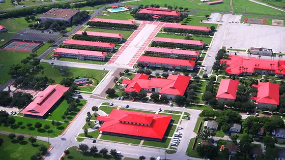 Marine Military Academy Aerial Campus View